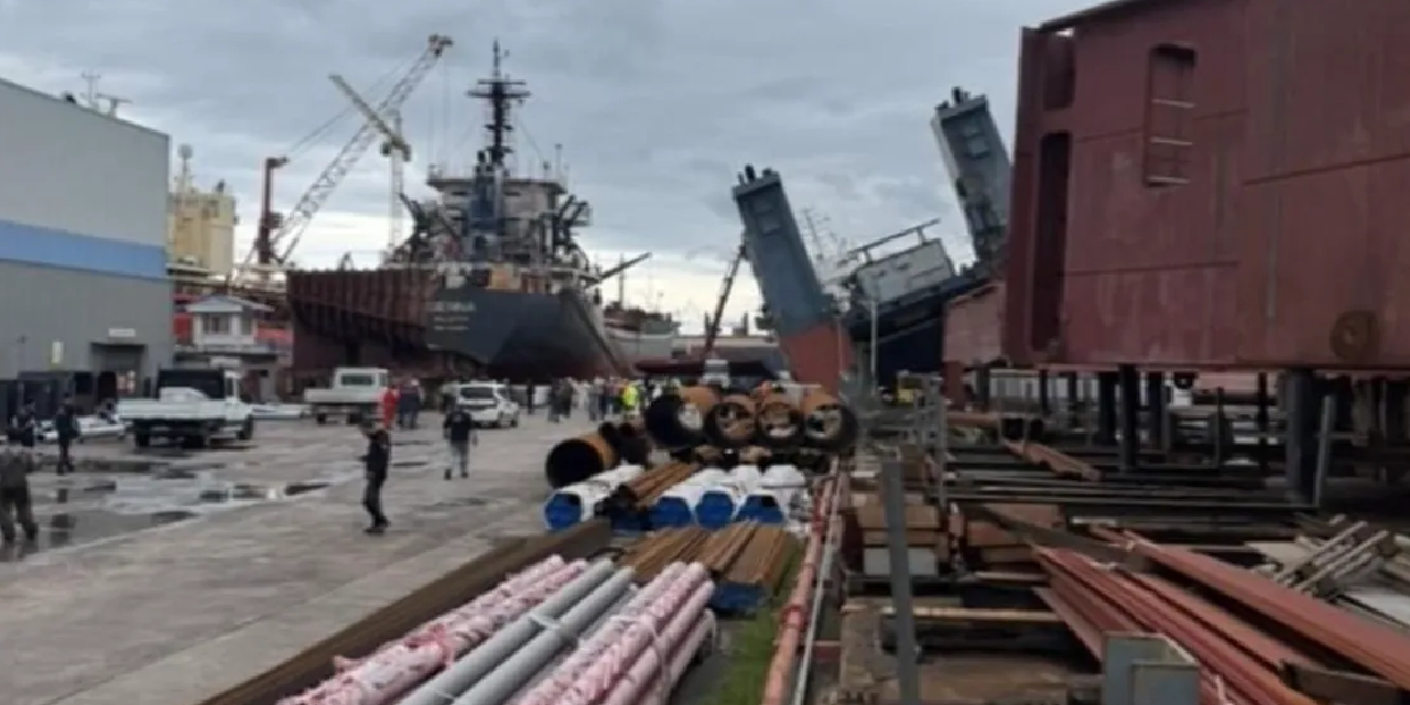 Tuzla'da iş cinayeti! Tersaneler Gemisi yan yattı: 1 işçi hayatını kaybetti