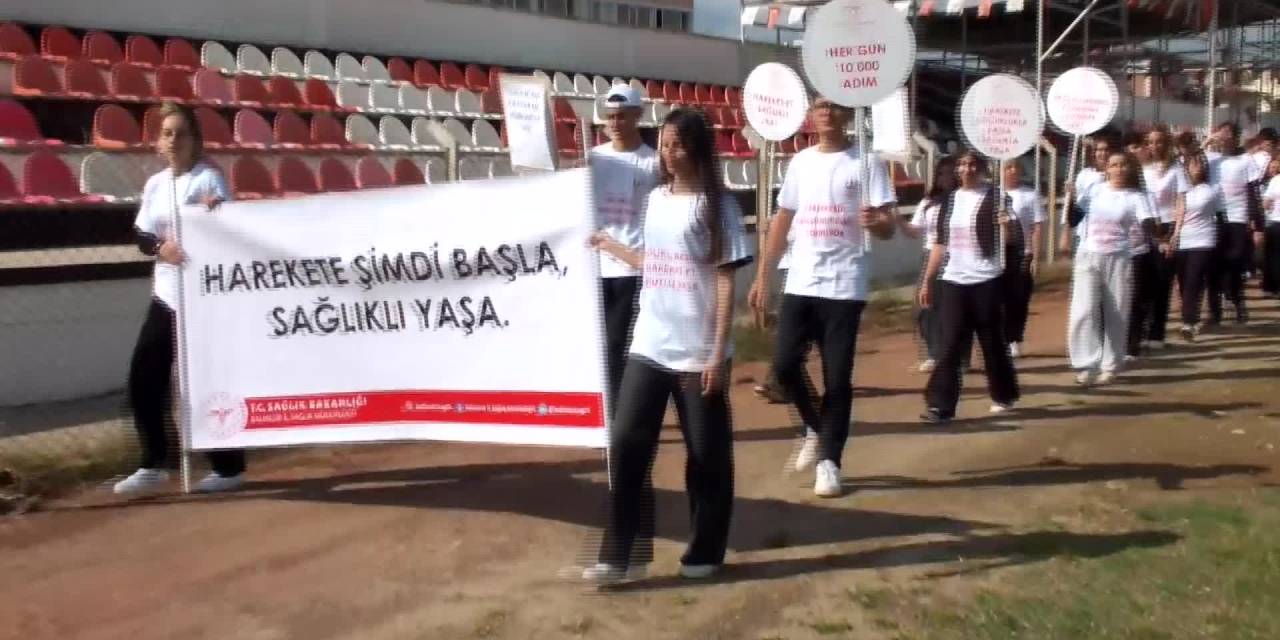 Burhaniye'de sağlıklı yaşam yürüyüşü hayata geçti