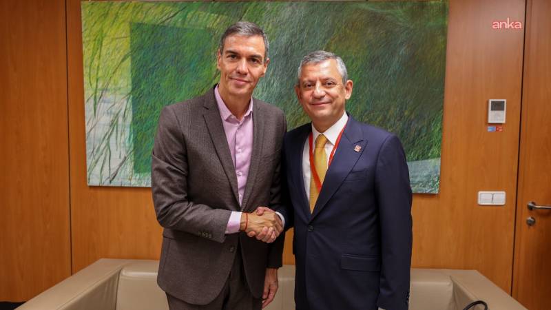 Özgür Özel, İspanya Başbakanı Pedro Sanchez ile görüştü: Demokratlar birleşmeli