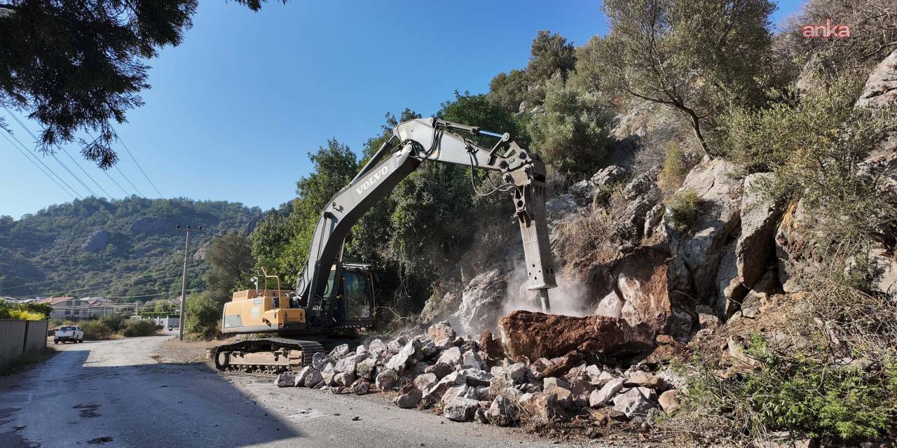 Marmaris Belediyesi, kırsal yollara 40 kilometrelik yenilik getirdi
