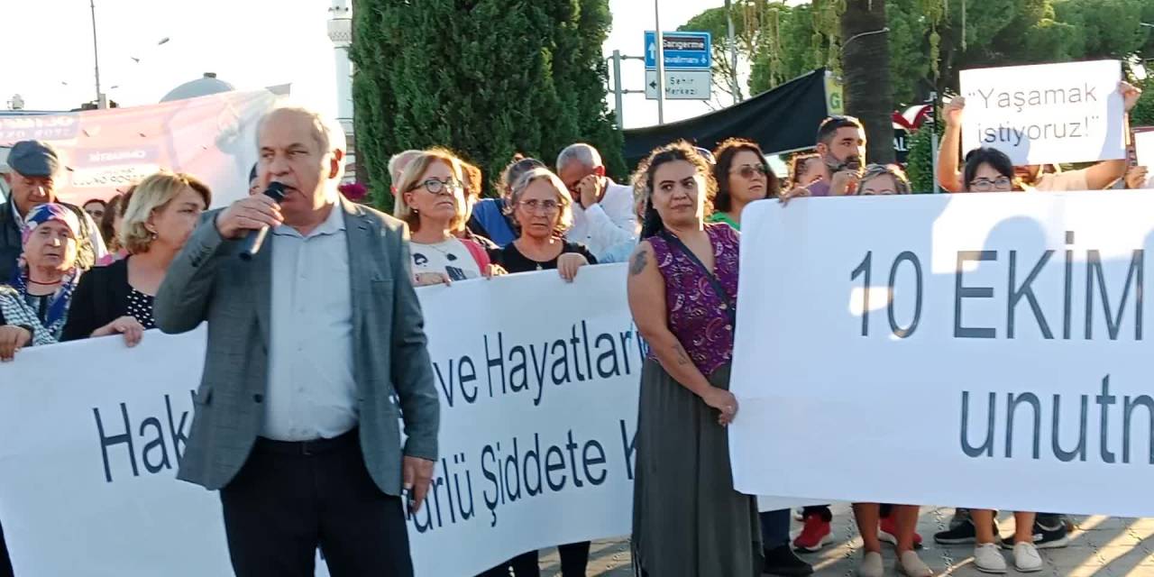 Dalaman'da 10 Ekim Katliamı anması: Unutulmayacak