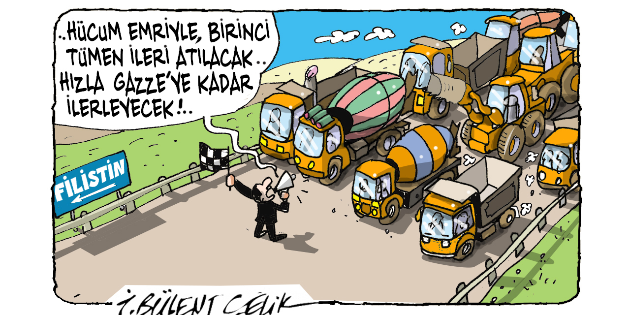 İ. Bülent Çelik'in 11 Ekim 2025 tarihli karikatürü
