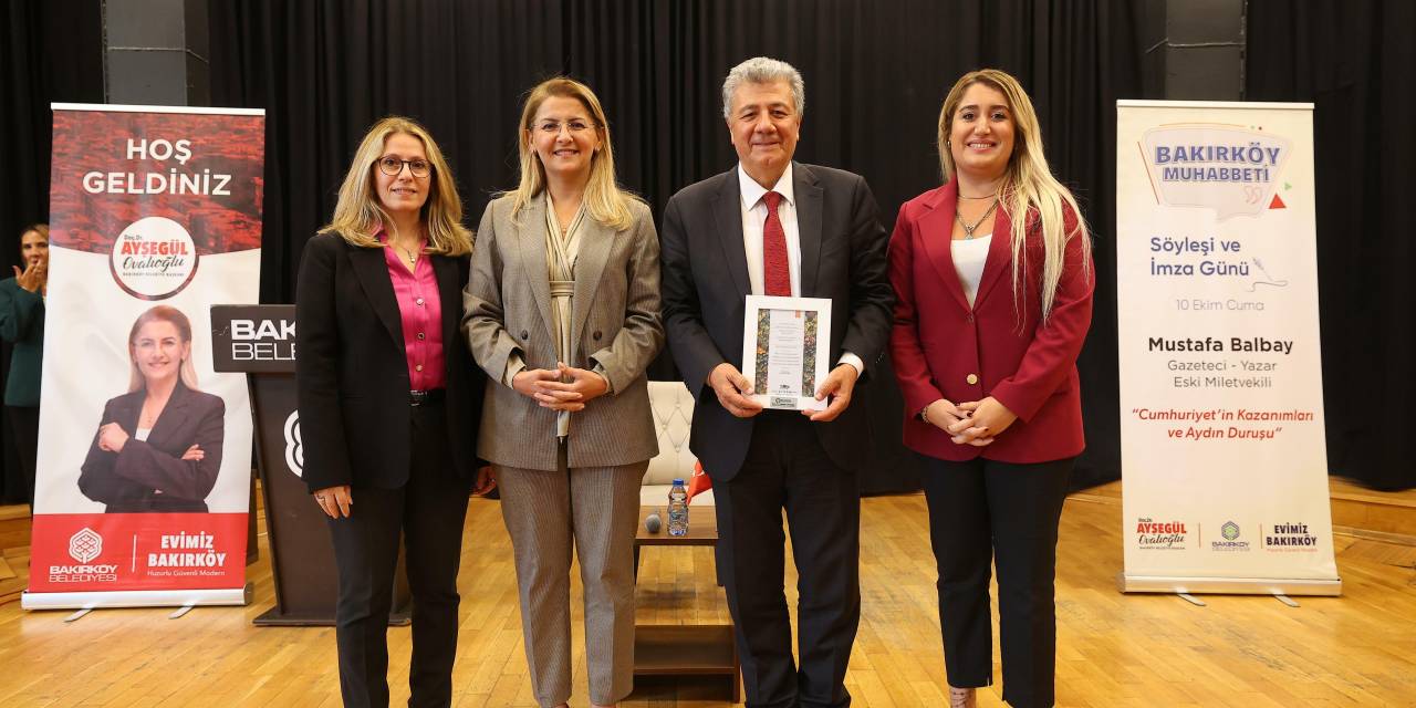 Mustafa Balbay, Bakırköy'de cumhuriyetin kazanımlarını anlattı