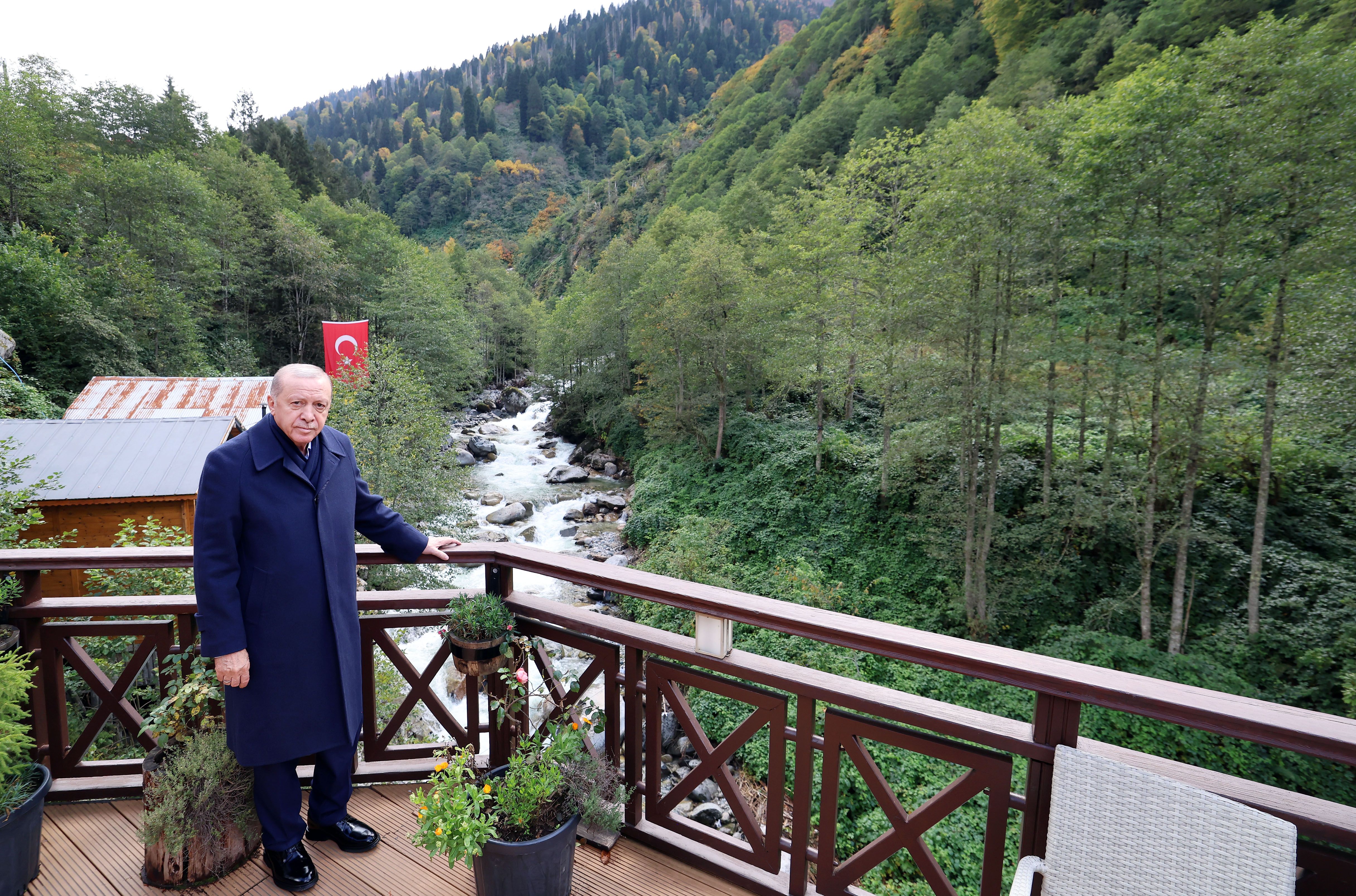 Erdoğan Rize’de: Ayder Yaylası'nı ziyaret etti