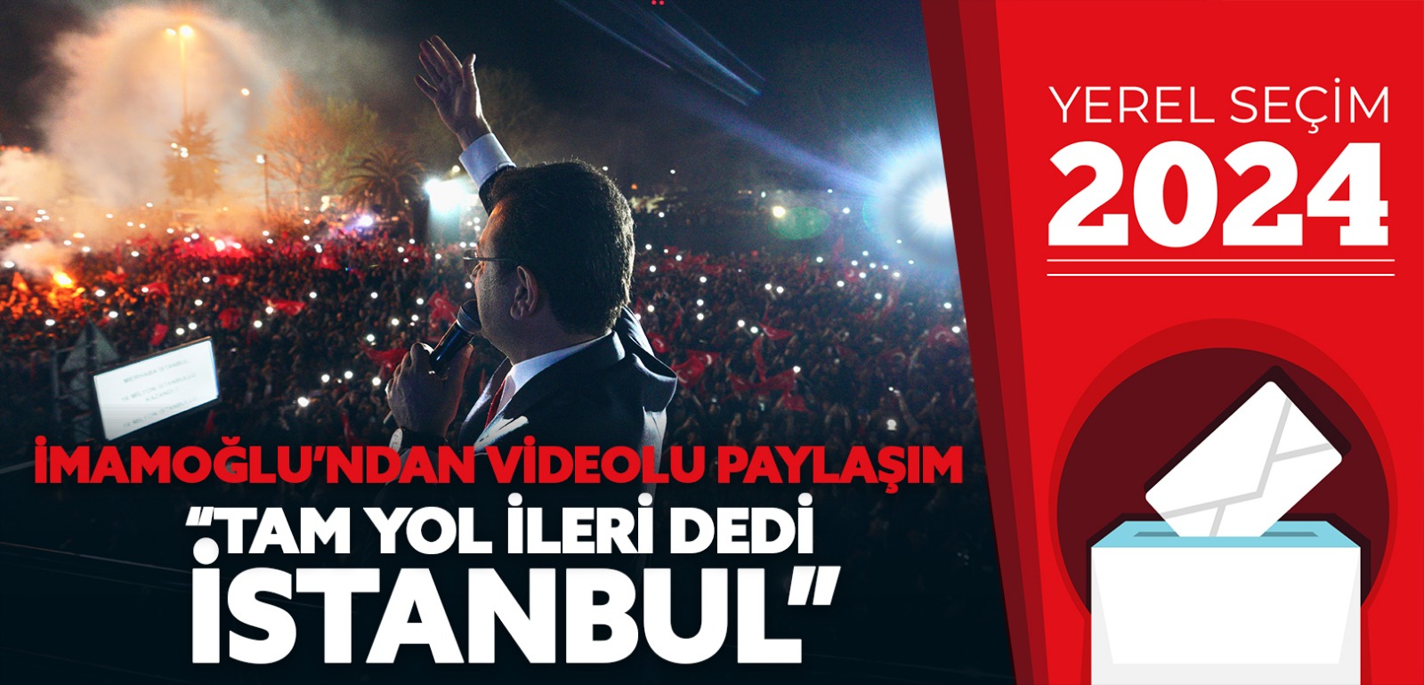 İmamoğlu’ndan videolu paylaşım “Tam yol ileri dedi İstanbul”