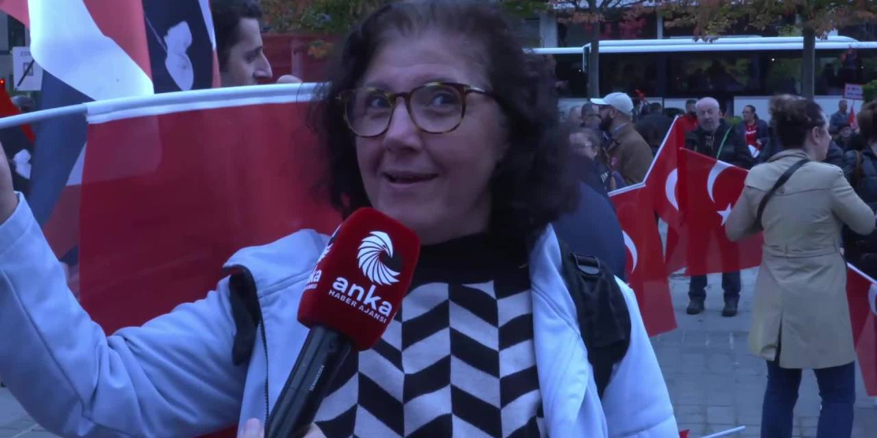 CHP Brüksel'de "Millet iradesine Sahip Çıkıyoruz" mitinginde buluştu