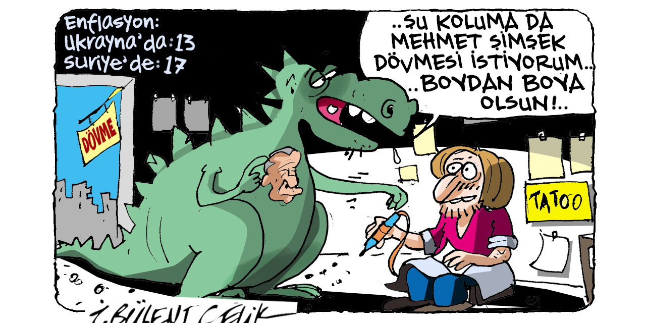 İ. Bülent Çelik'in 13 Ekim 2025 tarihli karikatürü