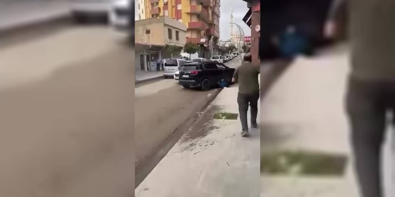 Silopi'de trafikte tartışma: Aracıyla önce ezdi sonra kaçtı