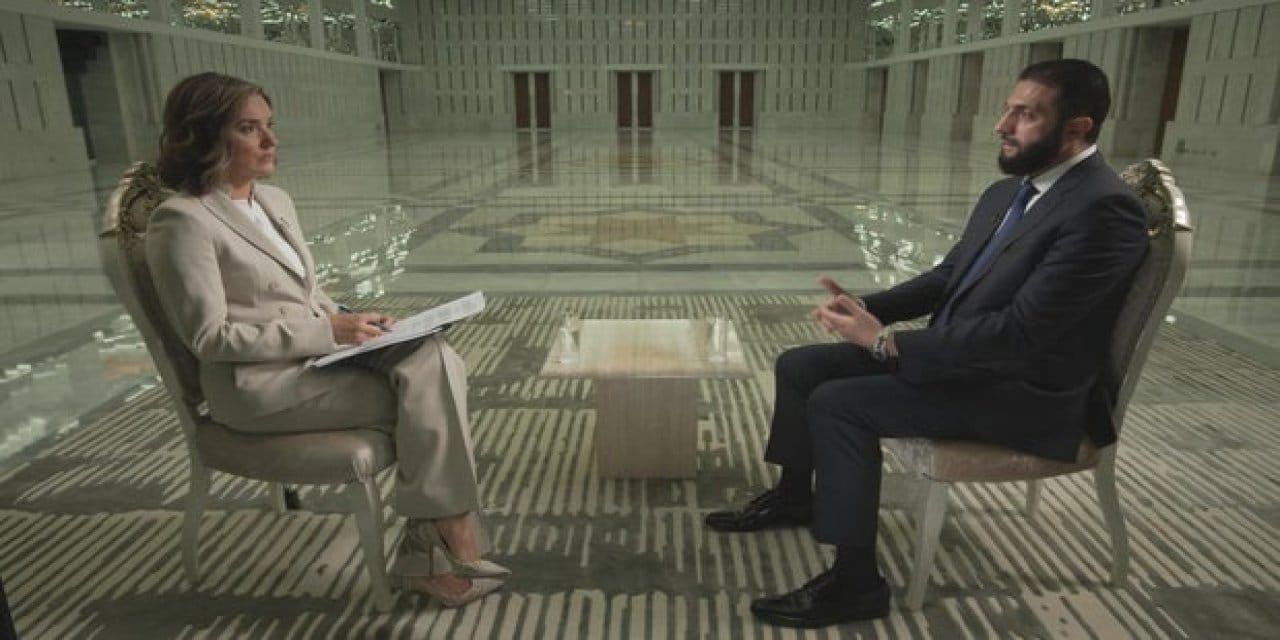 Ahmed Şara ABD televizyonuna konuştu: ‘Suriye ne İsrail’e ne de başka birine tehdit olmak istemiyor’