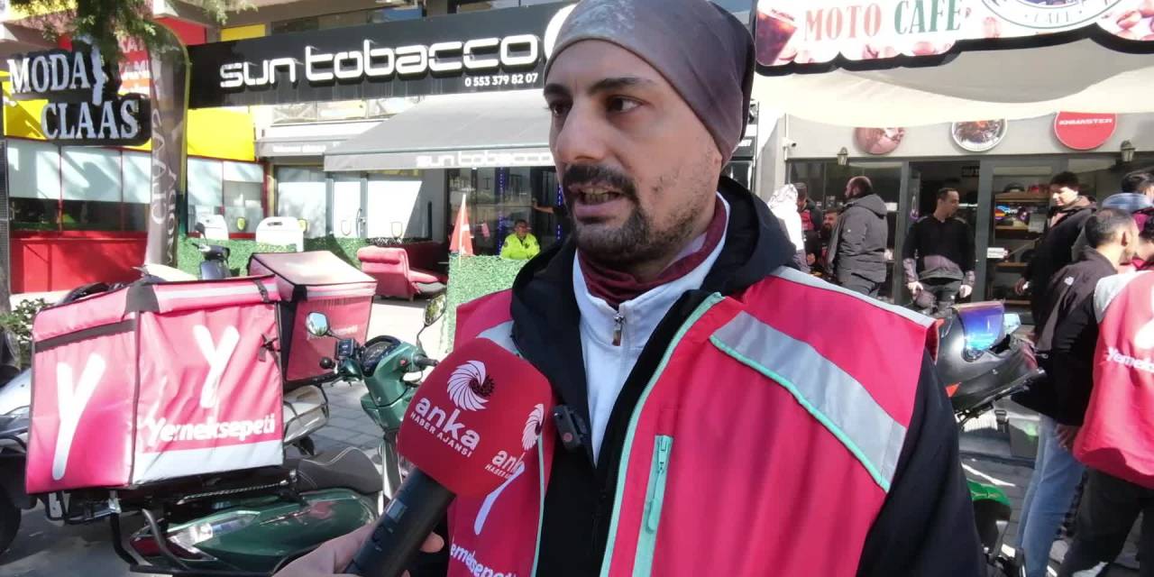 Yemeksepeti kuryeleri Denizli'de iş bırakma eylemi yapacak
