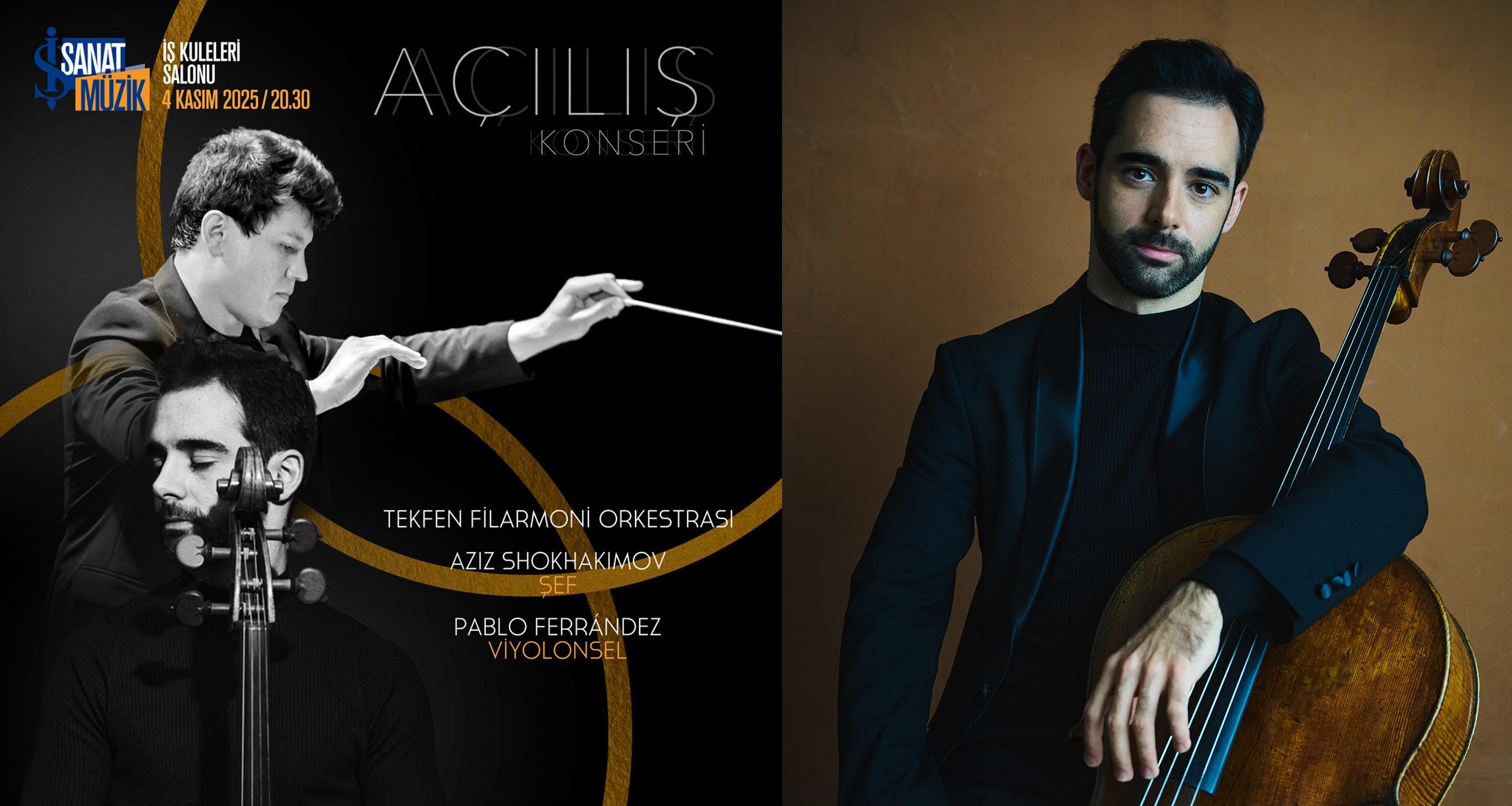 İş Sanat, Pablo Ferrández ve Tekfen Filarmoni ile sezonu açıyor