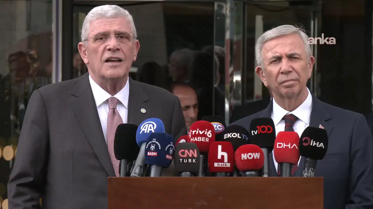 Müsavat Dervişoğlu’ndan Mansur Yavaş'a ziyaret: ‘İYİ Parti dar alana ittifaklara sıkıştırılmamalı’