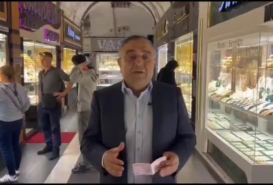 Tanrıkulu kuyumcular çarşısına gitti eli boş döndü
