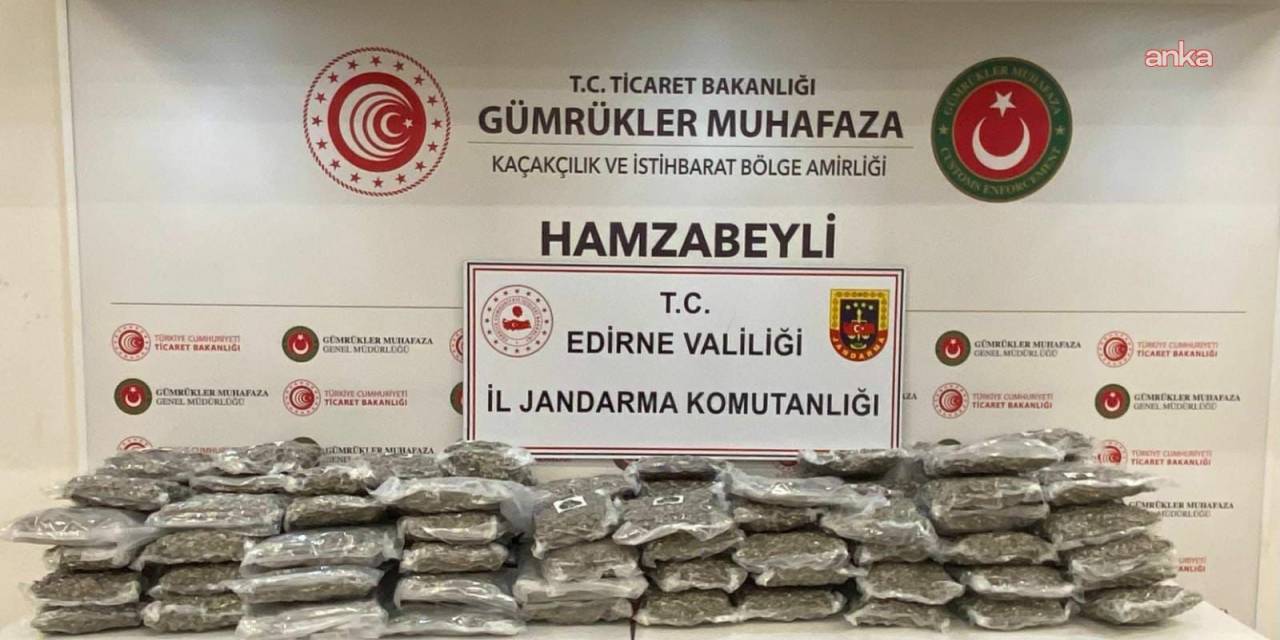 Edirne'de uyuşturucu baskını: Sahte basın kartıyla yakalandı