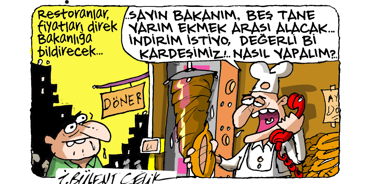 İ. Bülent Çelik'in 14 Ekim 2025 tarihli karikatürü