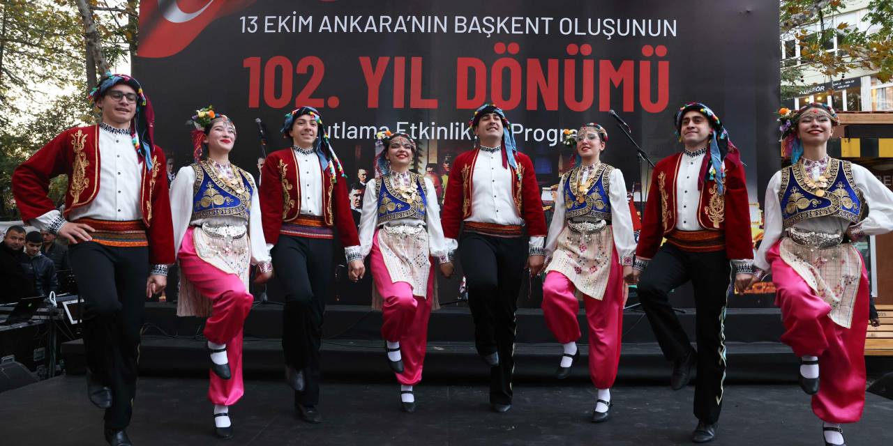 Ankara'nın Başkent ilan edilişinin 102. yıl dönümü coşkuyla kutlandı