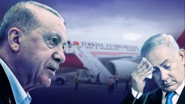 Erdoğan'ın uçağı Netanyahu için değil pistte uçak olduğu için pas geçmiş!