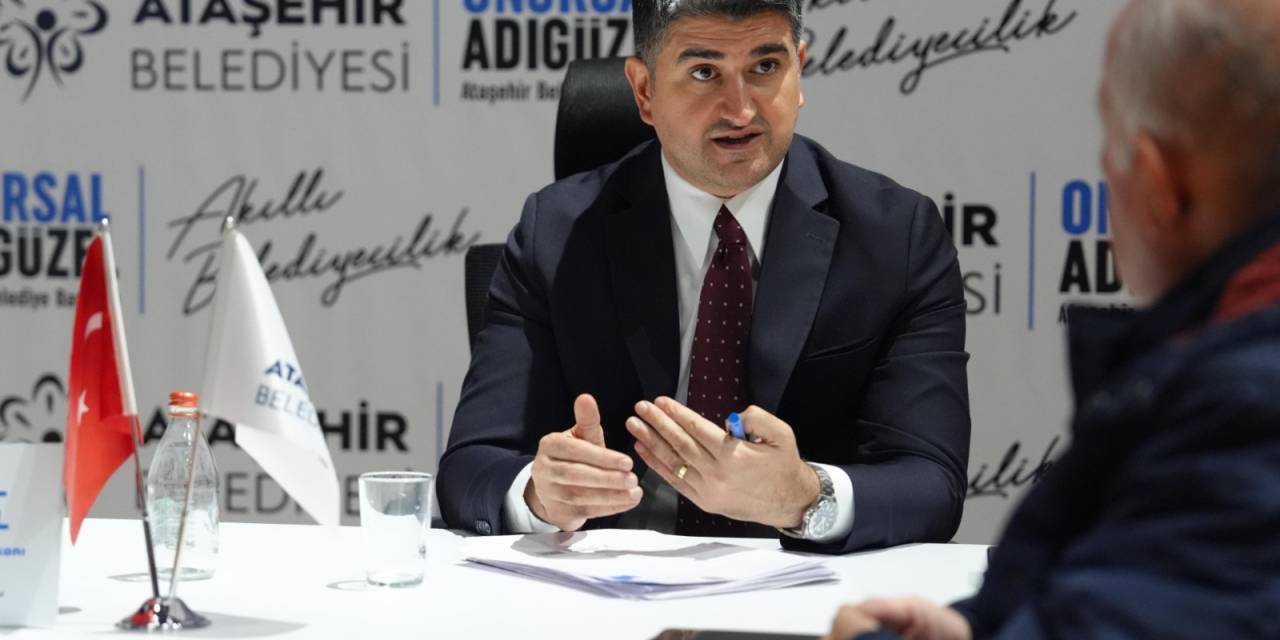 Ataşehir'de Randevusuz Halk buluşmalarının 5'incisi yapıldı