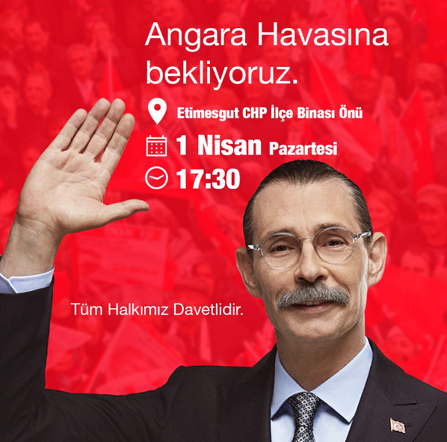 Etimesgut'un yeni belediye başkanı Erdal Beşikçioğlu'ndan Angara Havası kutlaması