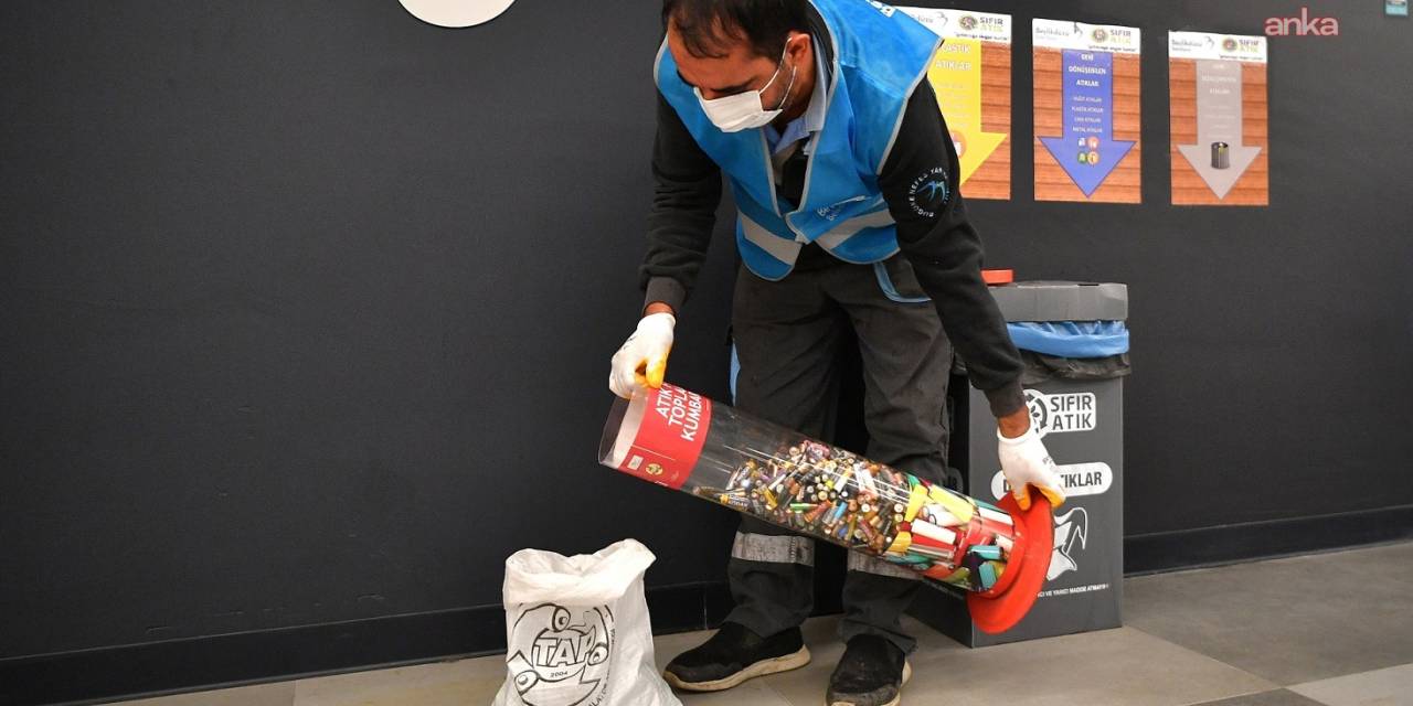 Beylikdüzü’nde atık piller geri dönüştürülüyor