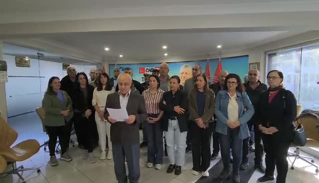 CHP yönetimi Tunceli'de kilitlendi