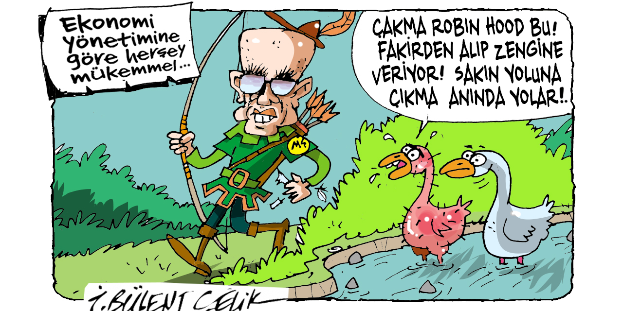 İ. Bülent Çelik'in 15 Ekim 2025 tarihli karikatürü