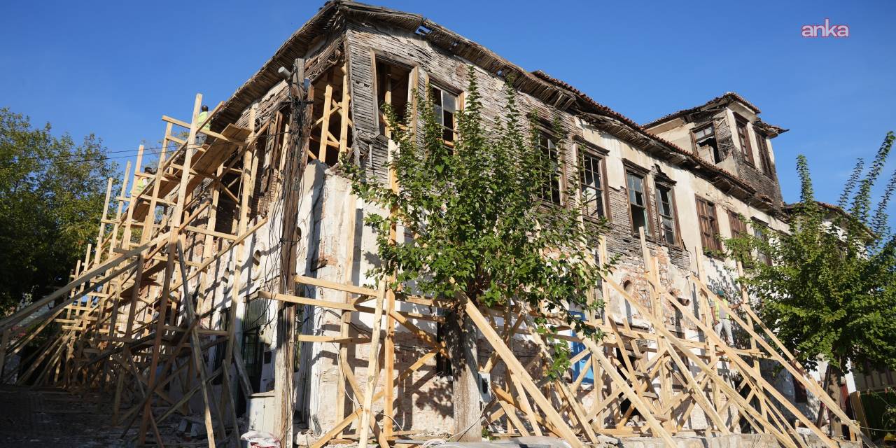 Hadi Eskişar Konağı'ndaki restorasyon çalışmaları hızlanıyor