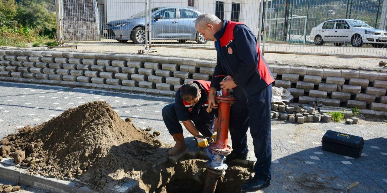 Giresun'da güvenlik için yangın muslukları yenileniyor
