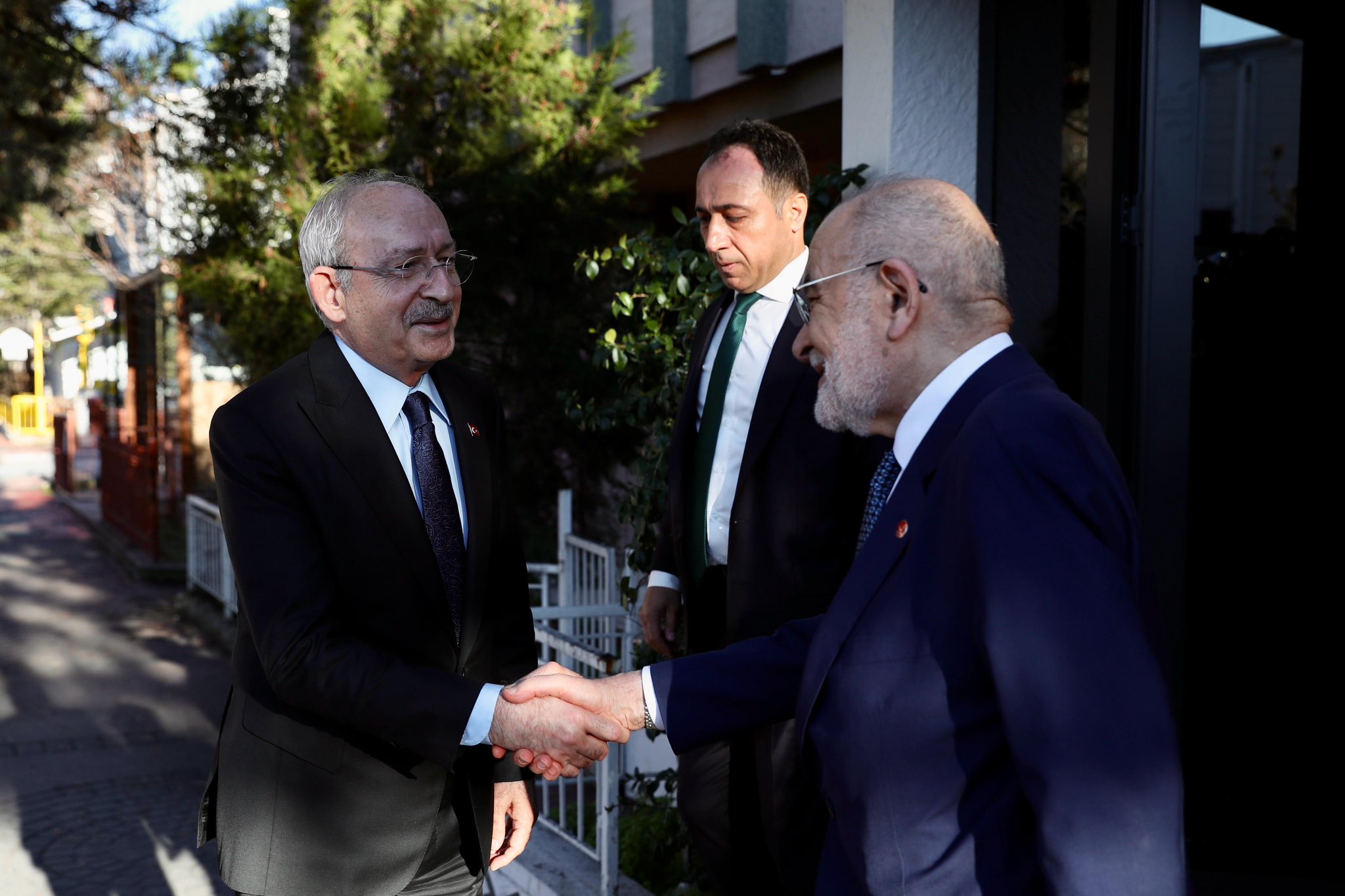 Kemal Kılıçdaroğlu, Temel Karamollaoğlu ile görüştü