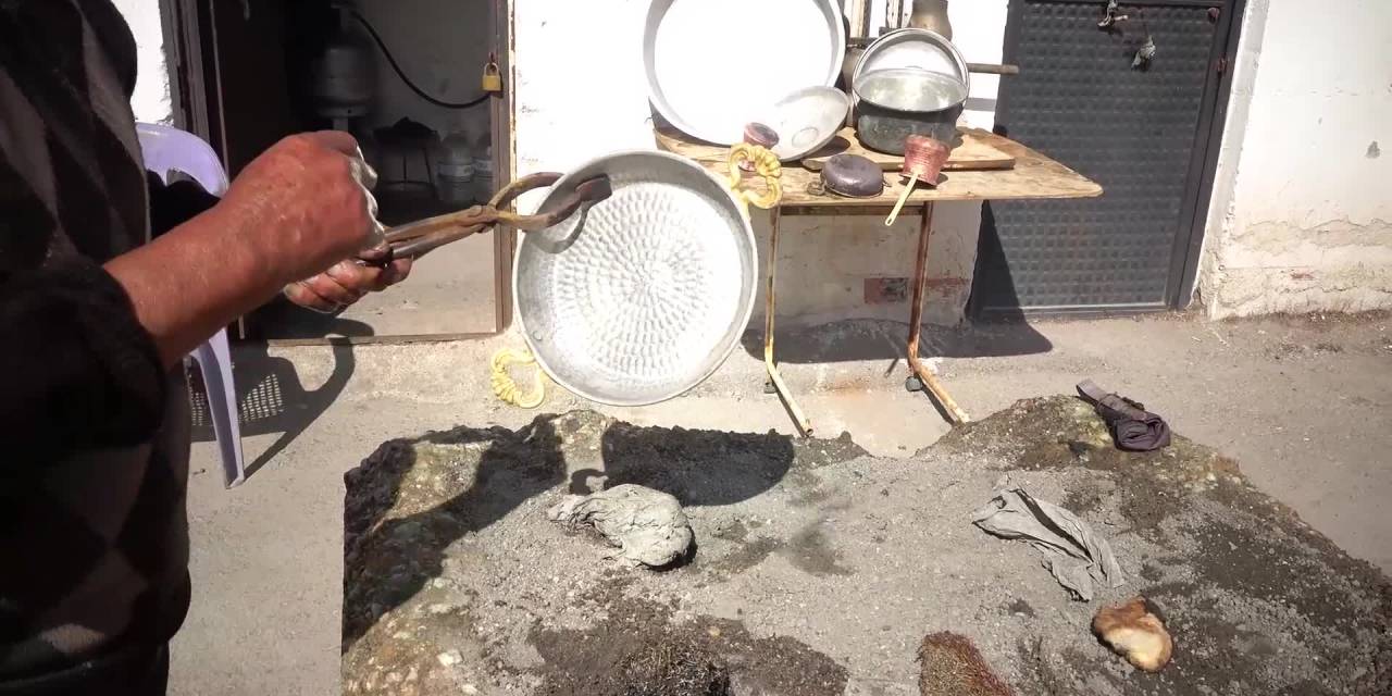 Aksaray'daki kalaycılık mesleği yok olma tehlikesinde