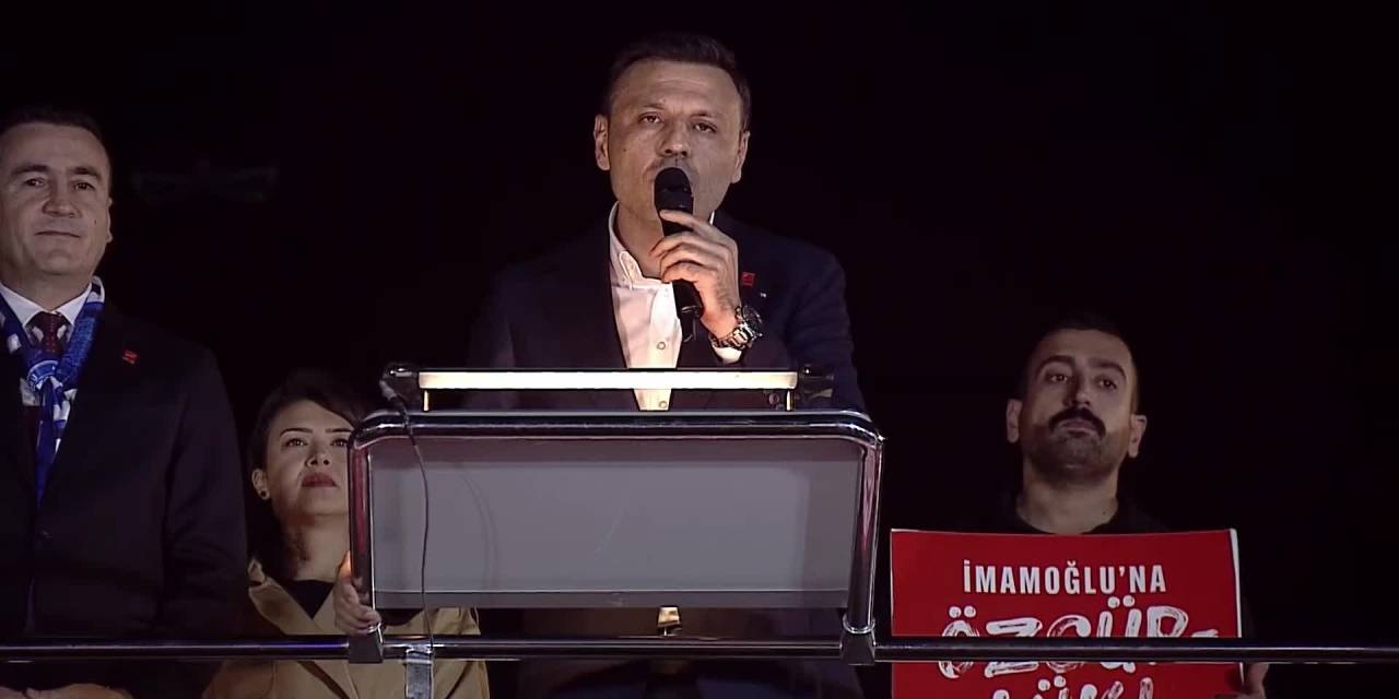 Ekrem İmamoğlu'ndan Sarıyer mitingine anlamlı mektup: Yargıyla gasp edilen iktidara karşıyız