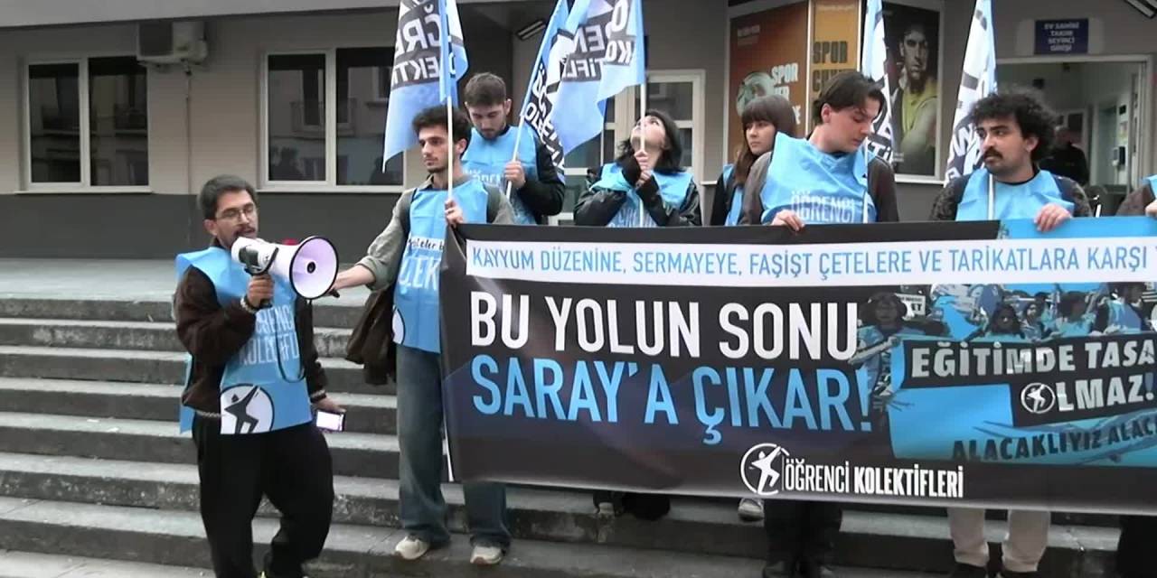 Öğrenci Kolektifleri'nden burs eylemine müdahale!