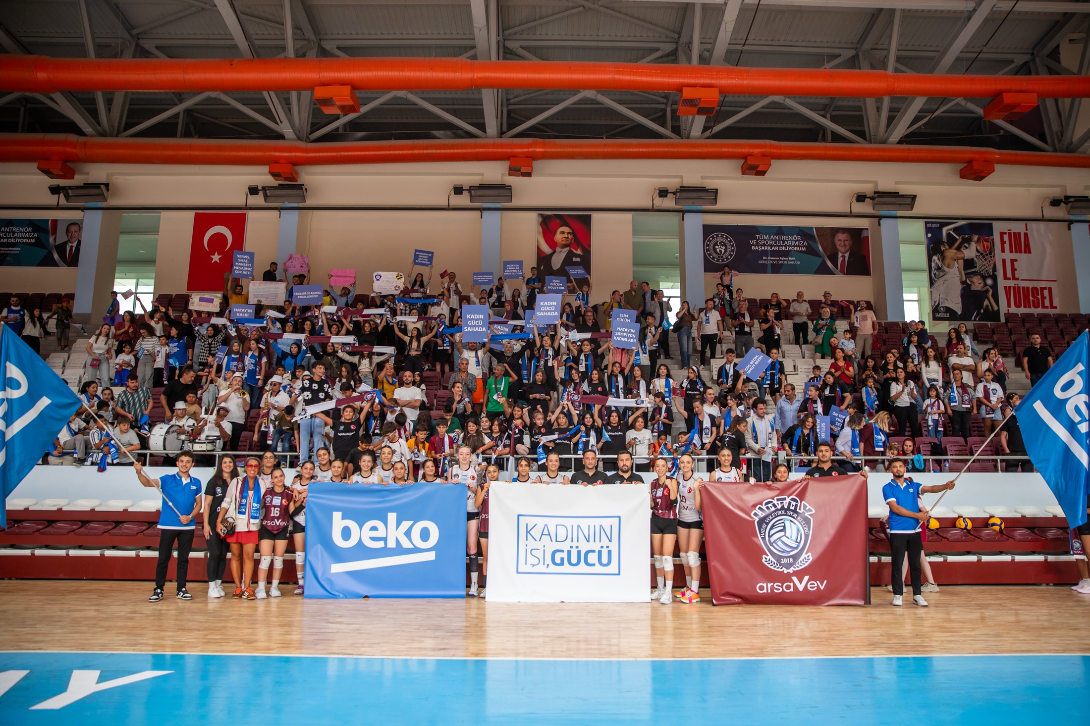 Beko’dan Hatay Kadın Voleybol Takımı’na umut dolu destek