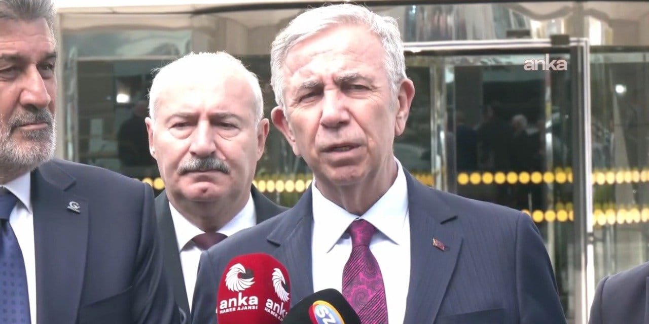 Destek ziyaretinden sonra konuşan Mansur Yavaş: Ya yer alacak ya da yok olacağız!