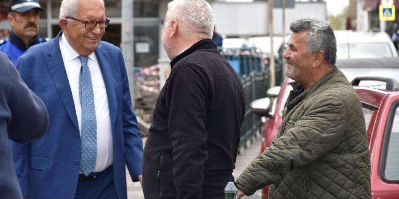 Posbıyık, Un Pazarı esnafını ziyaret etti