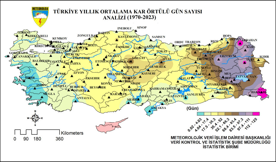 Karın yerde kalış süresi 10 yılda yaklaşık 1 hafta azaldı