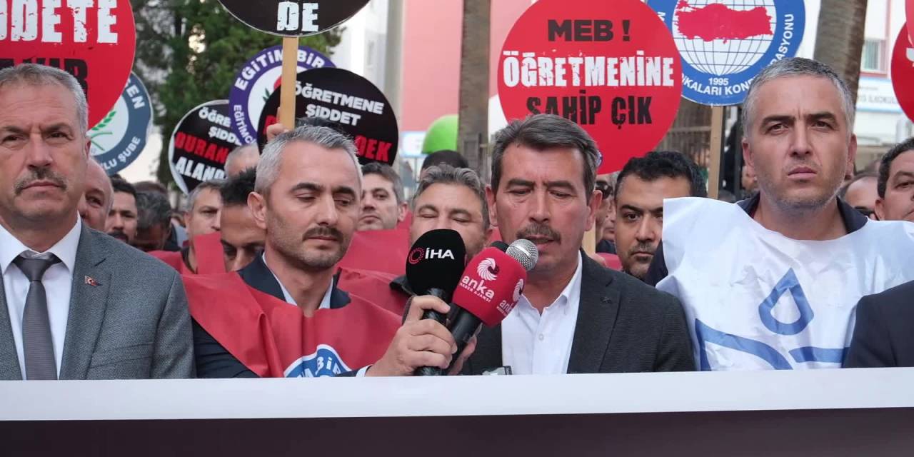 Denizli'de okul müdürüne silahlı saldırıya sendikalardan ortak yanıt