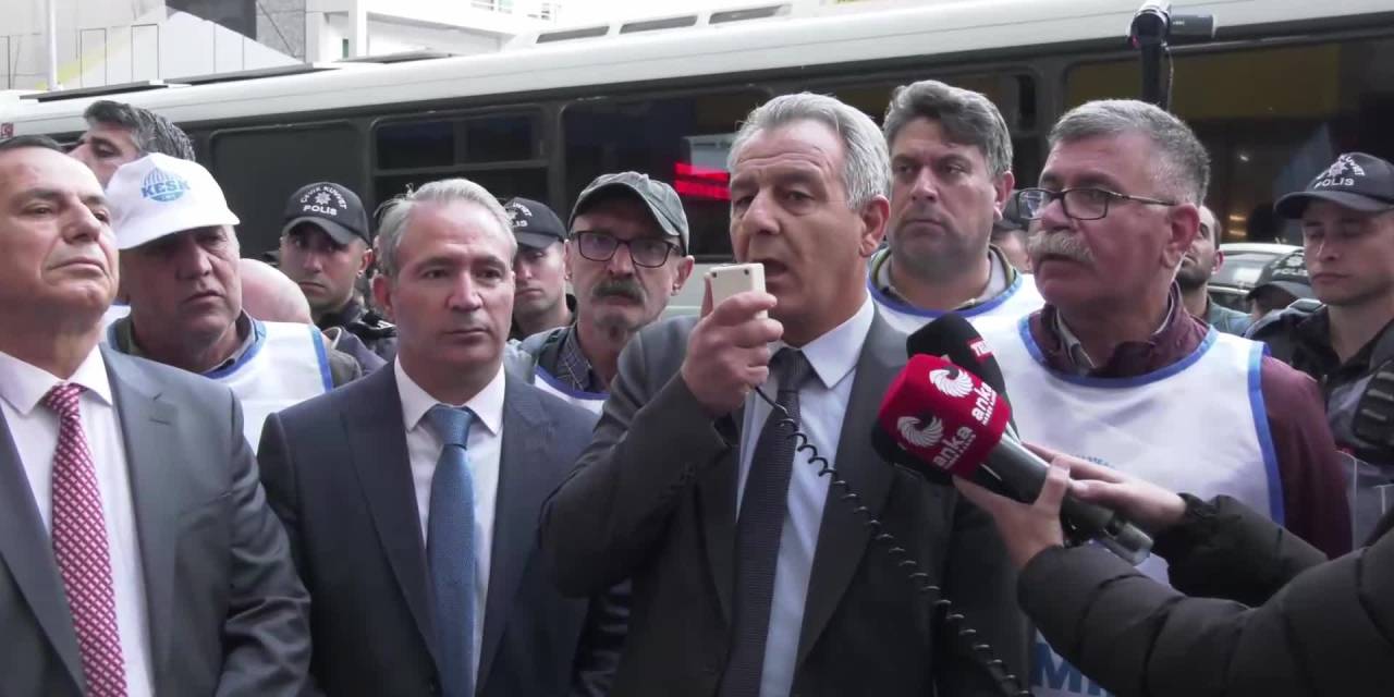 KESK üyelerinin Adalet Bakanlığı'na yürüyüşüne engel... Yılmaz Hun: Kamu emekçilerinin yolu açılmalı