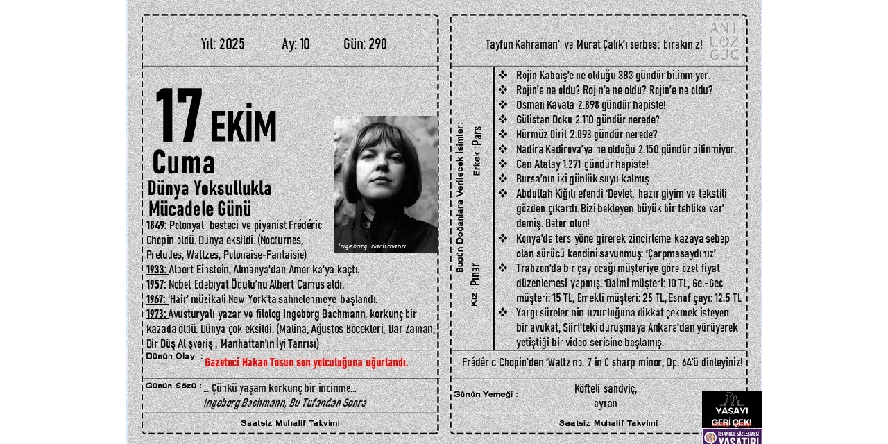 Dünya Yoksullukla Mücadele Günü