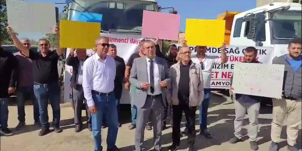 Kahramanmaraş'ta altyapı sorunları tırmanıyor: Kamyoncular sokağa indi