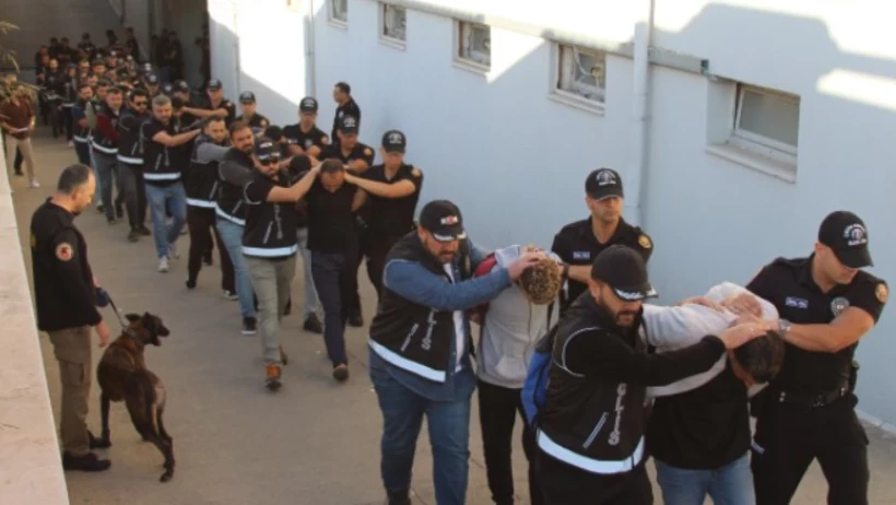 Adana'da Baygara Çetesi'ne darbe: 96 kişi tutuklandı