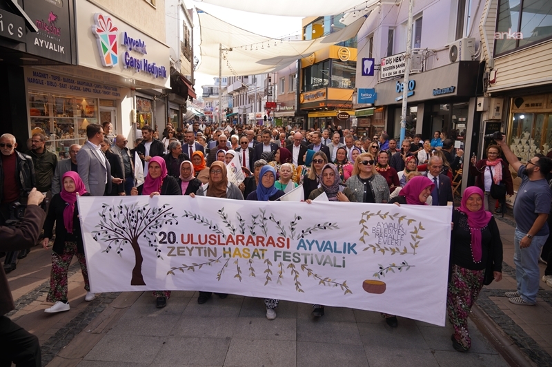 Ayvalık'ta 20. Zeytin Hasat Festivali coşkuyla başladı