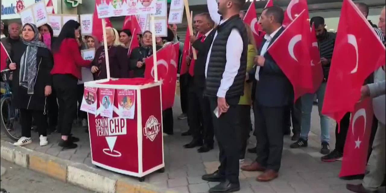Iğdır'da CHP Kadın Kolları 17 Ekim'de yoksulluğa dikkat çekti