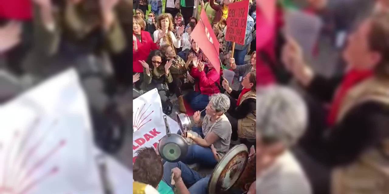 Zonguldak'ta kadınlar ekonomik krize karşı yürüdü: Boş tencere eylemi