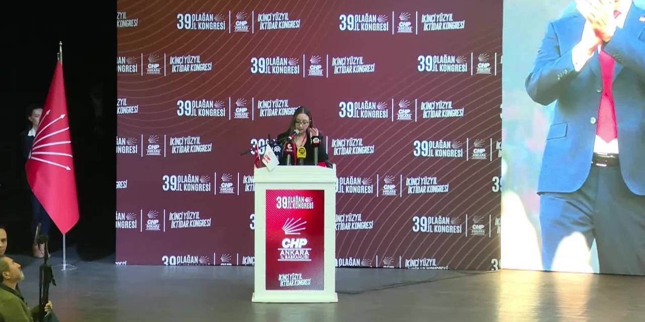 CHP Ankara Kongresi'nde Özgür Özel'den güçlü mesaj