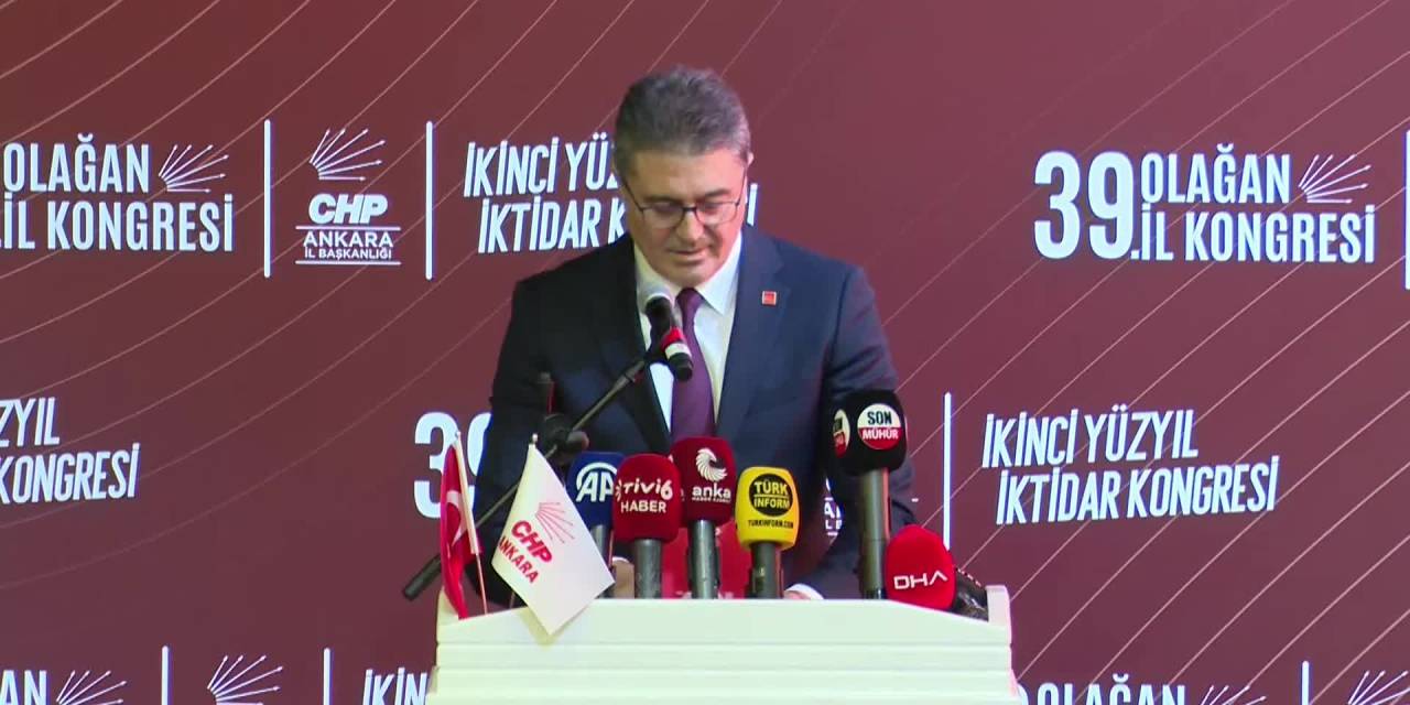 CHP Ankara Kongresi’de Ensar Aytekin: İktidara koşuyoruz