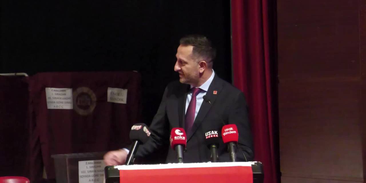 CHP Uşak'ta iktidara yürüyüş hedefli kongresini gerçekleştirdi