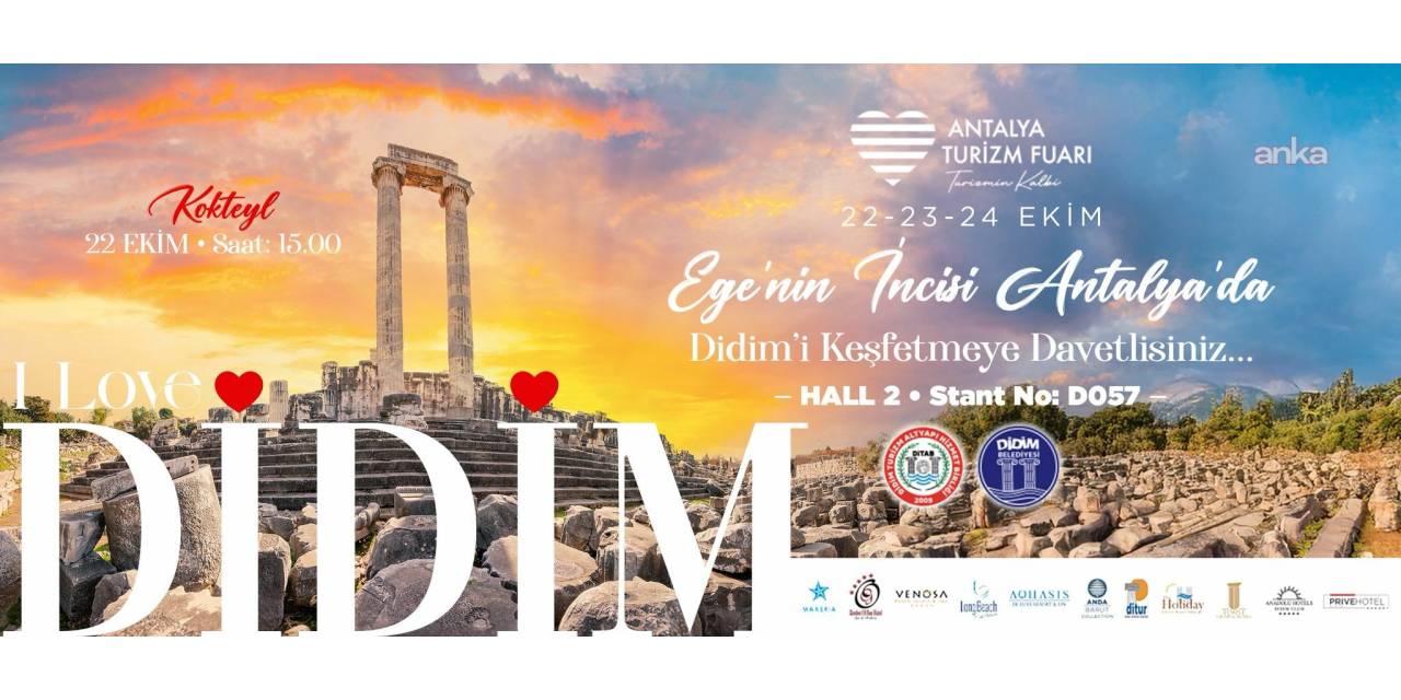 Didim, Antalya Turizm Fuarı'nda tanıtım yapacak