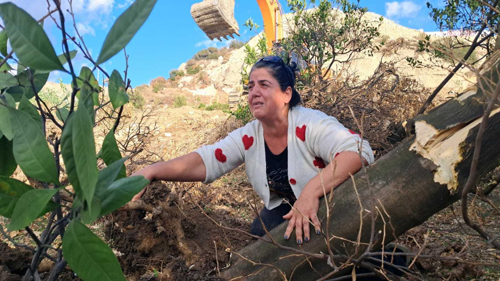 Yine Hatay yine çile: TOKİ için kamulaştırılan ve mahkeme süreci devam eden arazilere kepçe ile girildi