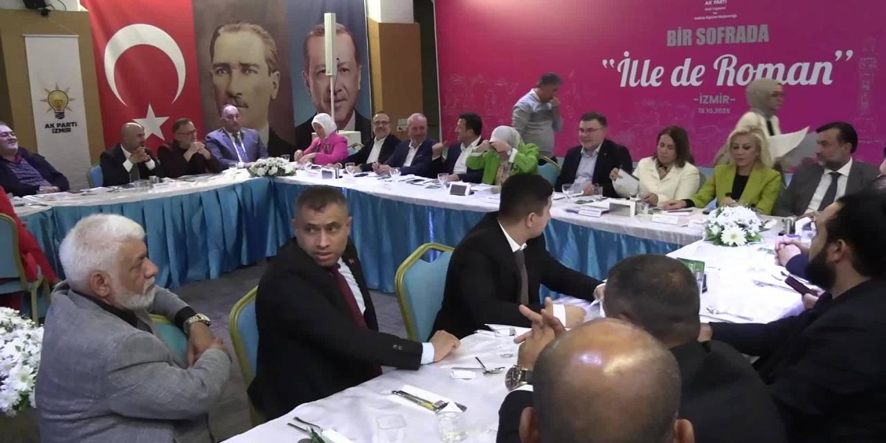 İzmir'de AK Parti Romanlar ile buluştu